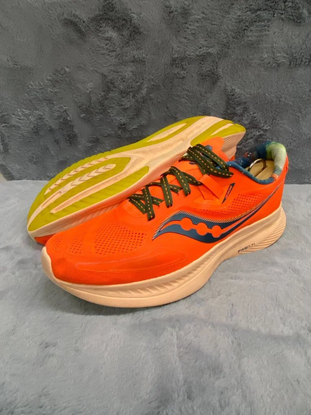 Saucony Guide 15 Running Shoes Men's 11.5 Orange Campfire Athletic Training